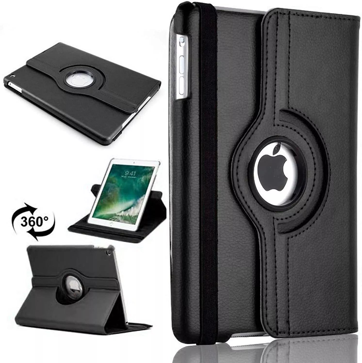Rotation 360° Leather Stand Cover For Apple iPad Air 9.7