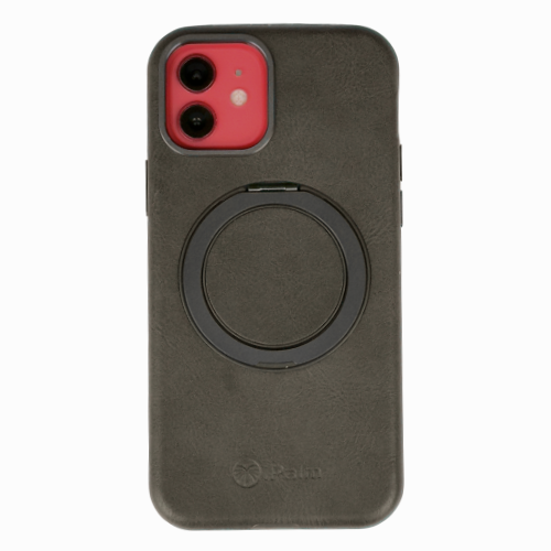 iPhone 16E iPalm Leather Case Black