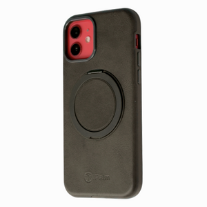 iPhone 16E iPalm Leather Case Black