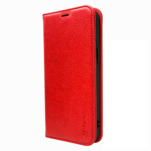 iPhone 14 Pro Max Clamshell PU Leather Case Red