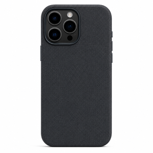 iPhone 15 Pro Max PU TEK Phone case Black