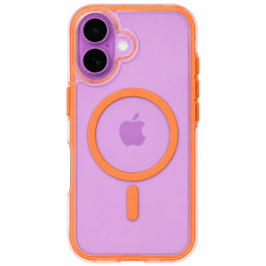 iPhone 17 Clear with magsafe Case - Orange