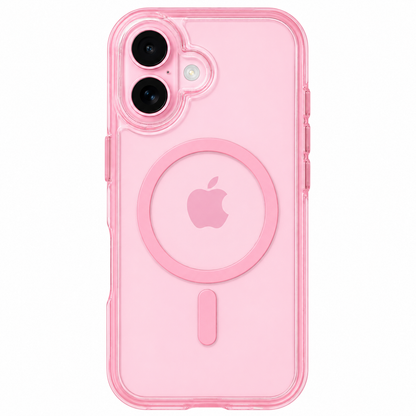 iPhone 17 Clear with magsafe Case - Pink
