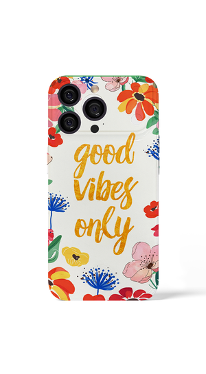 iPhone 17 Pro Max Good vibes with floral elegance