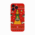 iPhone Retro alien Christmas sweater design