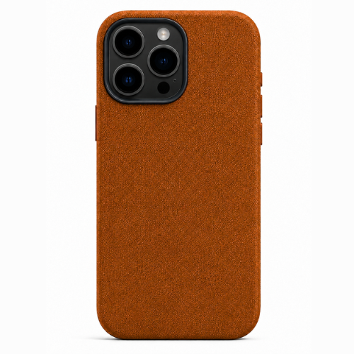 iPhone 15 Pro Max PU TEK Phone case Brown