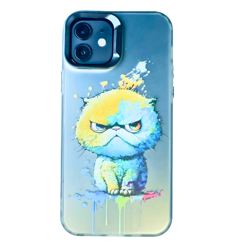 iPhone 12 Graffiti Cat Paint