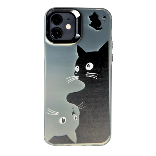 iPhone 12 Graffiti Double Cat