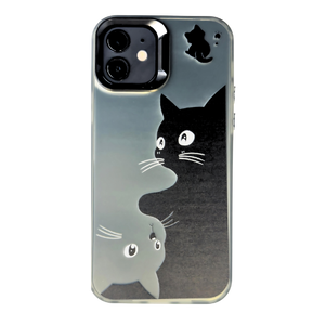 iPhone 12 Graffiti Double Cat