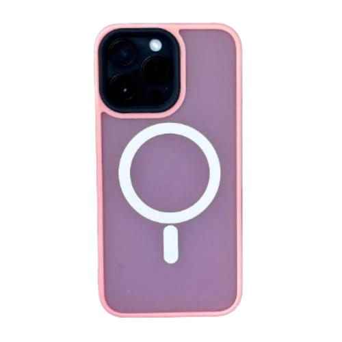 iPhone 14 MagSafe Matt Pink Case