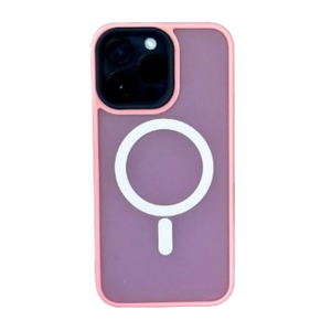 iPhone 14 MagSafe Matt Pink Case