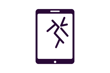 iPad 5 (2017)  Front screen